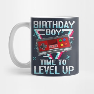 Birthday Boy Time To Level Up Retro Gamer Video Games Mug